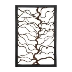 Wood Tree Branch Wall Decor With Black Frame Brown - Olivia & May -Safavieh Outlet Store GUEST a05ae754 aa03 4591 81ea b06769c83820