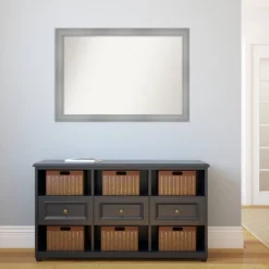 40" X 28" Non-Beveled Flair Polished Nickel Wall Mirror - Amanti Art 11 40" X 28" Non-Beveled Flair Polished Nickel Wall Mirror - Amanti Art -Safavieh Outlet Store GUEST a29f9bd7 f34a 4505 b596 b10b8ed20cca