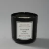 12oz Glass Jar 2-Wick Candle Leather Oak - The Collection By Chesapeake Bay Candle