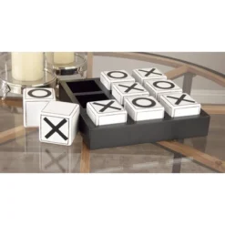 14" Contemporary Wooden Tic Tac Toe Sculpture Black - Olivia & May 34 14" Contemporary Wooden Tic Tac Toe Sculpture Black - Olivia & May -Safavieh Outlet Store GUEST a4d8cf4d 6582 4617 b987 c70043a6fe9a