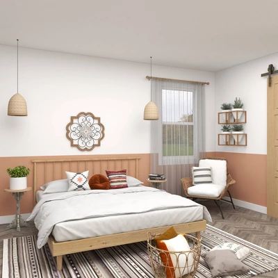 Wood Scroll Carved Beading Wall Decor With Metal Accents Brown - Olivia & May 6 Wood Scroll Carved Beading Wall Decor With Metal Accents Brown - Olivia & May - Image 6