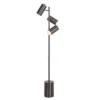 63" LED Adjustable Floor Lamp Brushed Steel - StyleCraft