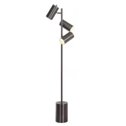 63" LED Adjustable Floor Lamp Brushed Steel - StyleCraft