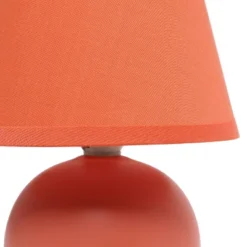 8.66" 2pk Petite Ceramic Orb Base Bedside Table Lamps With Matching Tapered Drum Shade Orange - Creekwood Home 15 8.66" 2pk Petite Ceramic Orb Base Bedside Table Lamps With Matching Tapered Drum Shade Orange - Creekwood Home -Safavieh Outlet Store GUEST a6c72af2 425e 4f93 9b34 8f16805766b8