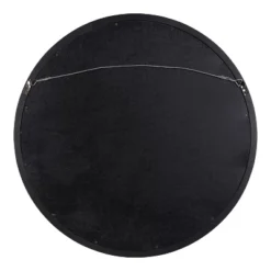 24" X 24" Hogan Round Framed Decorative Wall Mirror Black - Kate & Laurel All Things Decor -Safavieh Outlet Store GUEST a7018167 530b 459b 842d bc98b3aa6522