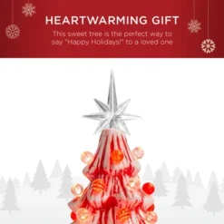 Best Choice Products 15in Pre-lit Ceramic Christmas Tree W/ Cord, Hand-Painted Decoration -Safavieh Outlet Store GUEST a730f482 7480 4d0f 8f05 94aff640d2ef