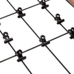 Farmlyn Creek Wall Mounted Brown Picture Frame Wood Photo Frame With Clips (15.7 X 11.4 X 0.59 In) -Safavieh Outlet Store GUEST a7b2a3ef 5ea5 4353 b7b0 1d024d5a6a18