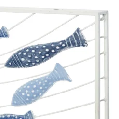 Metal Fish Wall Decor Blue - Olivia & May -Safavieh Outlet Store GUEST a8c661f6 9543 403e 8a11 54912ce772b6