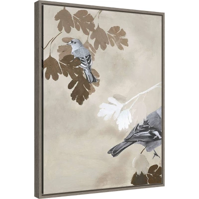 18" X 24" Bird 3 By Design Fabrikken Framed Canvas Wall Art - Amanti Art 1 18" X 24" Bird 3 By Design Fabrikken Framed Canvas Wall Art - Amanti Art