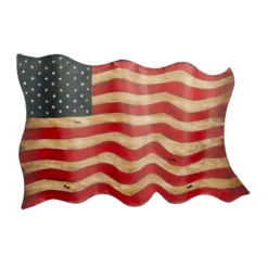 Metal American Flag Indoor Outdoor Wall Decor Red - Olivia & May 9 Metal American Flag Indoor Outdoor Wall Decor Red - Olivia & May -Safavieh Outlet Store GUEST a98f8333 c8bb 445d 8821 587f2f7f75c3