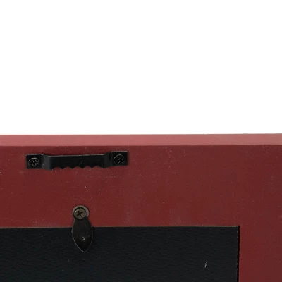 Red Decorative Distressed Wood Picture Frame - Foreside Home & Garden 3 Red Decorative Distressed Wood Picture Frame - Foreside Home & Garden - Image 3