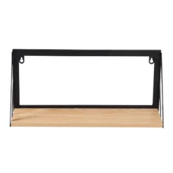 Honey-Can-Do Small Laundry Wall Shelf With Wood Light Oak -Safavieh Outlet Store GUEST aaf76cd0 0301 4bc1 b3de 6722dda82761