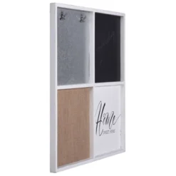 Multi-Functional Wall Memo Board With Chalkboard Corkboard And Galvanized Metal White - StyleCraft -Safavieh Outlet Store GUEST abfbc01e 6f48 4c1c 8d5d 17bb0eef959d