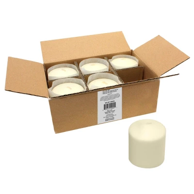 6pk Pillar Candles Ivory - Stonebriar Collection 4 6pk Pillar Candles Ivory - Stonebriar Collection - Image 4