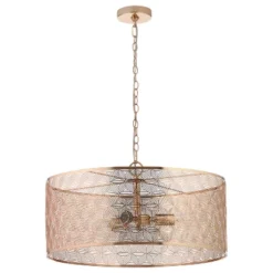 18.25" Roxsie Nickel Semi-Flush Mount Ceiling Fixture - River Of Goods -Safavieh Outlet Store GUEST accad522 312e 457d b59b 606343f24c55