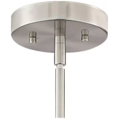 Franklin Iron Works Salima Brushed Nickel Gray Pendant Chandelier 21 1/4" Wide Farmhouse Rustic LED 5-Light Fixture For Dining Room Kitchen Island -Safavieh Outlet Store GUEST ad8c2270 a974 407b 9ae4 c3a880a8e940