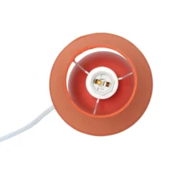 8.66" 2pk Petite Ceramic Orb Base Bedside Table Lamps With Matching Tapered Drum Shade Orange - Creekwood Home 13 8.66" 2pk Petite Ceramic Orb Base Bedside Table Lamps With Matching Tapered Drum Shade Orange - Creekwood Home -Safavieh Outlet Store GUEST affaea38 3ef7 4576 9159 f6392413d860