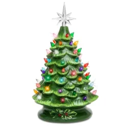 Best Choice Products 15in Pre-lit Ceramic Christmas Tree W/ Cord, Hand-Painted Decoration -Safavieh Outlet Store GUEST affcbd71 283b 4d83 86cb f9d50b97cbf2