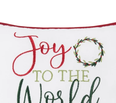 C&F Home Joy To The World Pillow 1 C&F Home Joy To The World Pillow