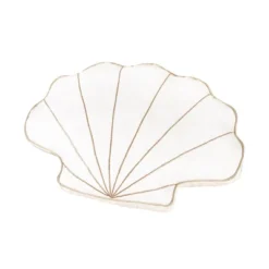 C&F Home 16" X 23" Shell Shaped Embroidered Throw Pillow -Safavieh Outlet Store GUEST b099a28e 539d 40e0 9406 96d5f30887c5