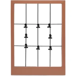 Farmlyn Creek Wall Mounted Brown Picture Frame Wood Photo Frame With Clips (15.7 X 11.4 X 0.59 In) -Safavieh Outlet Store GUEST b0f5f73e c190 4101 a858 4f681ec97d7e