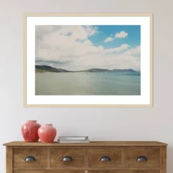 42" X 30" The Beautiful English Channel By Laura Evans Framed Wall Art Print Light Brown - Amanti Art -Safavieh Outlet Store GUEST b2248516 e390 4103 a6ba 86bb7f771670
