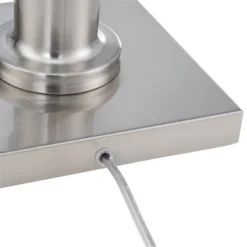 Regency Hill Industrial Adjustable Swing Arm Pharmacy Floor Lamp With USB Charging Port 54" Tall Brushed Nickel For Living Room -Safavieh Outlet Store GUEST b298a80b 456d 4211 91f4 5b6d765a7a0a