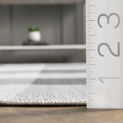 NuLOOM Lucy Machine Washable Farmhouse Buffalo Plaid Area Rug 2 NuLOOM Lucy Machine Washable Farmhouse Buffalo Plaid Area Rug - Image 2