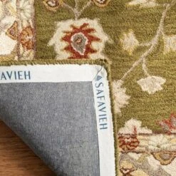2'3"x8' Floral Tufted Runner Rug Moss Green/Ivory - Safavieh -Safavieh Outlet Store GUEST b45f3150 7269 4002 98a8 553cc7c6d0e0