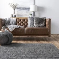 NuLOOM Sabby Hand Woven Leather Flatweave Area Rug -Safavieh Outlet Store GUEST b502d95e 8bbf 4e74 8fd5 2dbb95549234