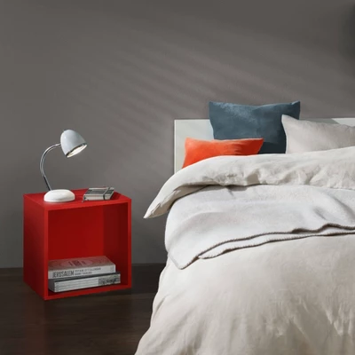 14.7" X 12.7" Wall Cube Shelf Red - Dolle Shelving 2 14.7" X 12.7" Wall Cube Shelf Red - Dolle Shelving - Image 2