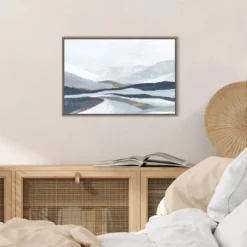 23" X 16" Far Away Land I By Eva Watts Framed Canvas Wall Art - Amanti Art -Safavieh Outlet Store GUEST b5db460b d11a 40e3 8d56 4eec21ca6eb9