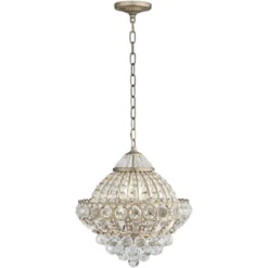 Vienna Full Spectrum Wallingford Antique Brass Chandelier 16" Wide French Crystal Glass 6-Light Fixture For Dining Room House Kitchen Island Entryway -Safavieh Outlet Store GUEST b72ce8d7 5639 4733 ac1a 50566a5ad079