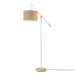 66" Serena Matte White Floor Lamp With Jute Shade - Globe Electric -Safavieh Outlet Store GUEST b84983ff 3886 492e a42c 9261ab2e91db