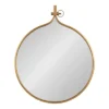 30" X 37" Yitro Metal Framed Wall Mirror Gold - Kate & Laurel All Things Decor