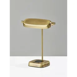 Radley Charge Desk Lamp With Smart Switch Antique Brass (Includes LED Light Bulb) - Adesso -Safavieh Outlet Store GUEST b8c4ff06 b0a3 40fa 864c 12f053384d0b