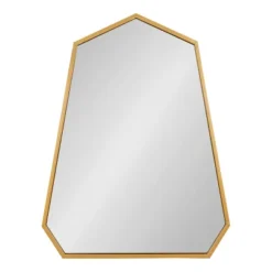 23" X 30" Hammell Framed Wall Mirror Gold - Kate & Laurel All Things Decor