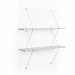 38.5" X 31.5" Two-Tier Wire Bracket Shelves - Danya B. -Safavieh Outlet Store GUEST bb2e23e7 ce59 46ba a3ba 634686f8818a