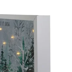 Northlight LED Lighted Let It Snow Winter Forest Christmas Canvas Wall Art 10" X 10" 5 Northlight LED Lighted Let It Snow Winter Forest Christmas Canvas Wall Art 10" X 10" -Safavieh Outlet Store GUEST bd202c11 0e21 430a a428 dc833b3169c9