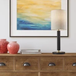 Hollywood Table Lamp Black/Brass - Adesso