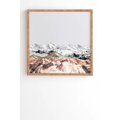 Iveta Abolina Pastel Mountains Bamboo Framed Wall Art - Deny Designs 5 Iveta Abolina Pastel Mountains Bamboo Framed Wall Art - Deny Designs - Image 5