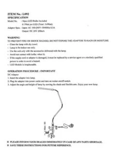 Hastings Home Modern Contemporary LED Clamp Desk Lamp – Silver -Safavieh Outlet Store GUEST bed0a4e3 e1ec 4d43 835a 6dffc0ade7b3