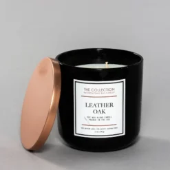 12oz Glass Jar 2-Wick Candle Leather Oak - The Collection By Chesapeake Bay Candle -Safavieh Outlet Store GUEST bf51fdd5 5349 4251 9c92 3f6d96cb2f65