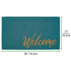 MDesign Entryway Doormat With Natural Fibers Decorative Script -Safavieh Outlet Store GUEST bfd463fb 75cc 4fb5 bc38 d7afb7581dee
