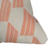 Sunshine Canteen Minimalist Hex Tile Outdoor Throw Pillow Pink/Beige - Deny Designs
