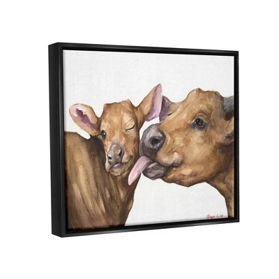 Stupell Industries Baby Cow Family Animal Watercolor Painting 2 Stupell Industries Baby Cow Family Animal Watercolor Painting - Image 2