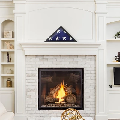 Reminded Military Burial Flag Display Case, Solid Wood Black Finish 6 Reminded Military Burial Flag Display Case, Solid Wood Black Finish - Image 6