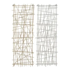 Set Of 2 Metal Geometric Overlapping Lines Wall Decors - CosmoLiving By Cosmopolitan 12 Set Of 2 Metal Geometric Overlapping Lines Wall Decors - CosmoLiving By Cosmopolitan -Safavieh Outlet Store GUEST c522147c 71bf 4003 947f d8f57cef19bd