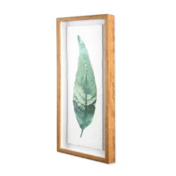 (Set Of 3) 28"x12" Framed Leaves Decorative Wall Art White - Threshold™ -Safavieh Outlet Store GUEST c5e9b8e6 0d03 4546 a2ff 5780b3b021fd