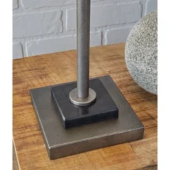 26.38" Belldunn Antique Pewter Metal Table Lamp - Signature Design By Ashley -Safavieh Outlet Store GUEST c66896af 7304 4cd4 84dc 19e1befffae5